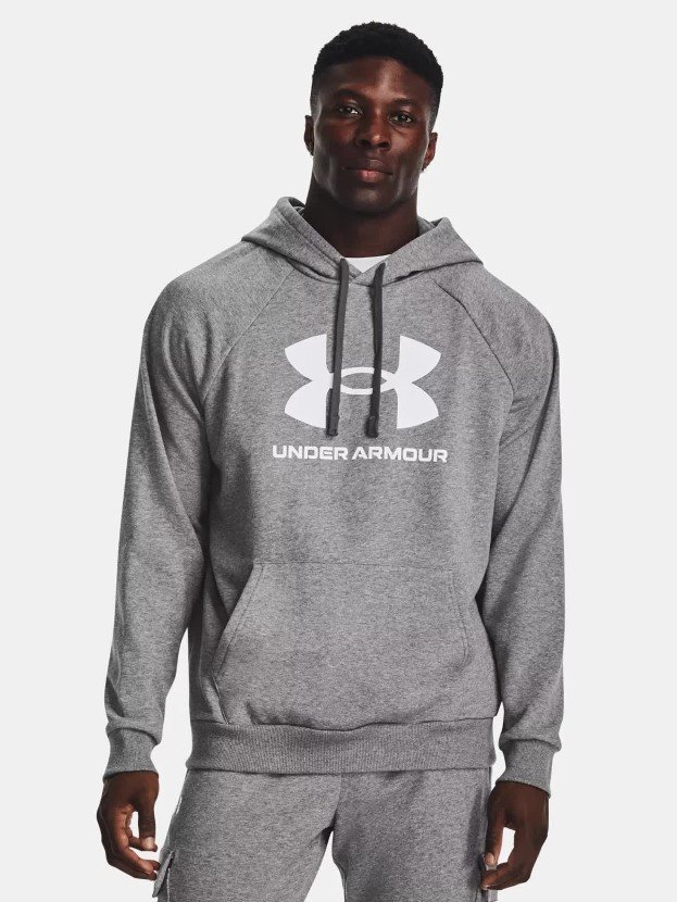 Bluza męska Under Armour Rival Fleece Logo HD 1379758-025 Szary