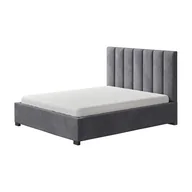 Łóżka - Łóżko FELL NEW CONCEPT tapicerowane : Rozmiar - 140x200, Pojemnik  - Bez pojemnika, Tkanina - Grupa III, Nogi - Metalowa czarna, Grubość ramy - 7 cm - miniaturka - grafika 1