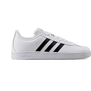 Buty dziecięce Adidas VL Court 2.0 skóra ekologiczna białe-28,5 - Buty dla dziewczynek - miniaturka - grafika 1