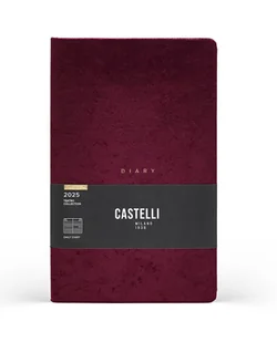 Kalendarz A5 dzienny BURGUNDY Teatro Castelli Milano 1938 - Kalendarze - miniaturka - grafika 1