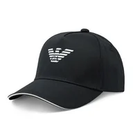 Czapki męskie - Czapka z daszkiem Emporio Armani 627920 CC990 00020 Czarny - miniaturka - grafika 1