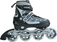 Rolki - Rolki Spartan Easy Liner rekreacyjne regulowane szare r. 31-34 - miniaturka - grafika 1