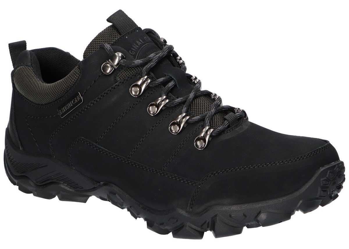AMERICAN CLUB CY137 LEKKIE SOLIDNE ORYGINALNE PÓŁBUTY TREKKINGI BUTY SKÓRZANE MĘSKIE BK 44