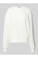 Bluzy damskie - Bluza z wyhaftowanym logo - Tommy Hilfiger - miniaturka - grafika 1
