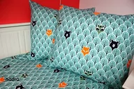 Pościel dla dzieci - Komplet pościeli bawełnianej dla dziecka 100x160 cm  -Zwierzęta w lesie - miniaturka - grafika 1