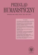 Czasopisma - Przegląd Humanistyczny 20244 487 - miniaturka - grafika 1