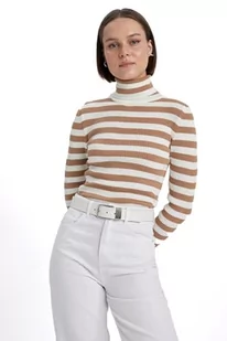 DeFacto Damska bluza, brązowy, M - Bluzy damskie - miniaturka - grafika 1