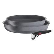 Serwisy obiadowe - Zestaw garnków aluminiowych 3 el. Ingenio Natural Force – Tefal - miniaturka - grafika 1