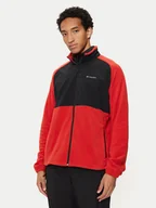 Odzież trekkingowa męska - Columbia Polar Sage Peak™ 2095781 Czerwony Regular Fit - miniaturka - grafika 1