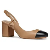 Czółenka - Geox D Virnilisa 65 a czółenka damskie, Beżowy Czarny, 38 EU - miniaturka - grafika 1