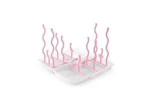 Nuvita, Przenośna suszarka na butelki i akcesoria, Pastel Pink - Butelki dla niemowląt - miniaturka - grafika 1