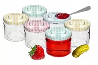 Pojemniki kuchenne - Słoiki na dżemy z zakrętkami 6 szt 330 ml - miniaturka - grafika 1