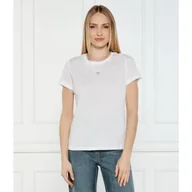 Koszulki i topy damskie - GUESS T-shirt Longline Fit - miniaturka - grafika 1