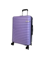 Walizki - LYS Paris Hawana Duża twarda fioletowa walizka na kółkach 76 cm - miniaturka - grafika 1
