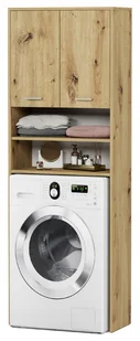 Regał łazienkowy na pralkę 180x64x30 półki wysoki L-64 Artisan - Szafki łazienkowe - miniaturka - grafika 1