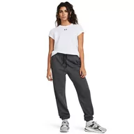 Spodnie sportowe damskie - Damskie spodnie dresowe Under Armour UA Rival Terry Jogger - szare - UNDER ARMOUR - miniaturka - grafika 1