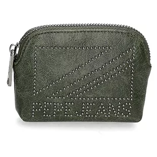 Pepe Jeans Donna torebka zielona, 12 x 8 x 2 cm, sztuczna skóra, zielony, portfel, ZIELONY, Portfel - Portfele - miniaturka - grafika 1