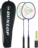 Badminton - DUNLOP Nitro-Star Ax10 zestaw do badmintona czarny/niebieski/czerwony/zielony/szary/biały jeden rozmiar - miniaturka - grafika 1