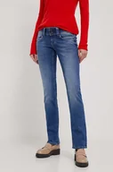 Spodnie damskie - Pepe Jeans jeansy damskie high waist - miniaturka - grafika 1
