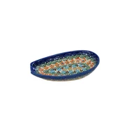 Świeczniki - Ceramiczna podstawka na łyżkę Ceramika Bolesławiec - miniaturka - grafika 1