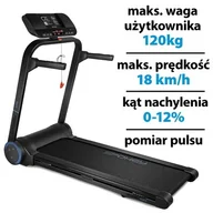 Bieżnie - Bieżnia elektryczna SPOKEY Eland 2500W 18km/h - miniaturka - grafika 1