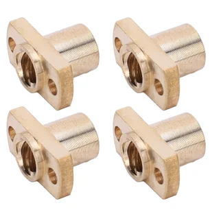 Nakrętka trapezowa, nakrętka trapezowa do drukarek 3D, nakrętka trapezowa 8 mm, mosiężna nakrętka trapezowa, nakrętki, akcesoria do drukarek 3D - Filamenty i akcesoria do drukarek 3D - miniaturka - grafika 1