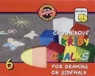 KOHINOOR Kreda chodnikowa 6 kolorów - Kreda - miniaturka - grafika 2