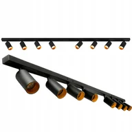 Lampy sufitowe - Lampa Sufitowa Listwa Szyna Lampa Led 8xGU10 Gold - miniaturka - grafika 1
