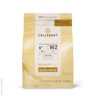 Czekolada - Callebaut Cw2 Biała Czekolada Belgijska 2.5Kg - miniaturka - grafika 1