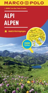 Alpy mapa - Euro Pilot - Atlasy i mapy - miniaturka - grafika 1