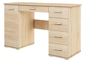 Biurka - Biurko ABS B2 z szufladami dąb sonoma - miniaturka - grafika 1