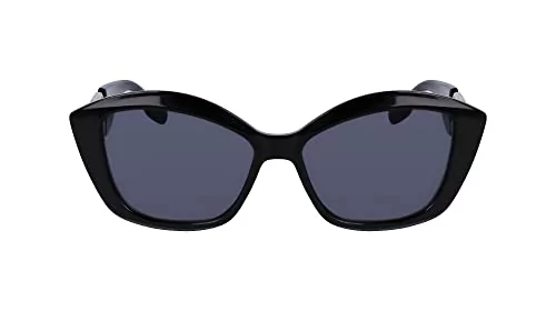 KARL LAGERFELD KL6102S Okulary przeciwsłoneczne, czarne, jeden rozmiar dla kobiet, czarny, rozmiar uniwersalny