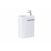 Szafki łazienkowe - ROCA A851917806 ELLA Zestaw łazienkowy UNIK Compacto 45 cm z 1 drzwiami, biały połysk - miniaturka - grafika 1