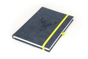 RENIFER Notes książkowy kratka Nubuk niebieski Ż11 - Planery - miniaturka - grafika 1