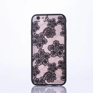 Etui na telefon komórkowy Mandala do Apple iPhone 8 Plus Etui ochronne z motywem kwiatowym Pokrowiec na torbę Bumper Czarny - Etui i futerały do telefonów - miniaturka - grafika 1