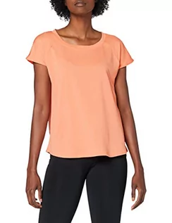 Koszulki i topy damskie - OXBOW OXBOW Damski t-shirt M1taha różowy koralowa czerwień FR : M (Taille Fabricant : 2) OXV916343_Corail_2 - grafika 1