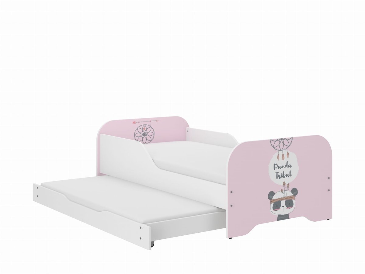 Łóżko dziecięce MIKI 160x80 PANDA z funkcją spania (1)