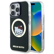 Etui i futerały do telefonów - Etui HELLO KITTY IML Sweet Kitty MagSafe do Apple iPhone 16 Pro Max Czarny | Bezpłatny transport - miniaturka - grafika 1