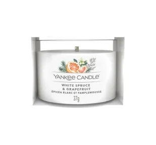 Yankee Candle Signature mini świeca zapachowa White Spruce & Grapefruit 37 g - Świece Yankee Candle Signature mini świeca zapachowa White Spruce & Grapefruit 37 g - Świece - miniaturka - grafika 1