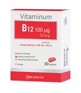 Witaminy i minerały - Starpharma Vitaminum B12 Strong 30 tabletek 3347821 - miniaturka - grafika 1