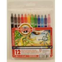 Koh-i-noor PISAKI DWUSTRONNE 7710/23AB 12 KOLORÓW - Flamastry - miniaturka - grafika 3
