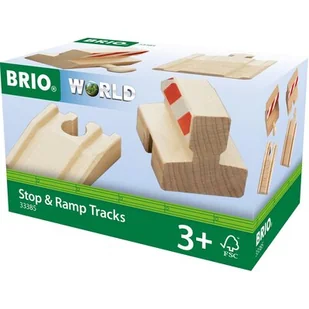 Brio Zakończenie ślepego toru 4 szt - Pociągi dla dzieci - miniaturka - grafika 1