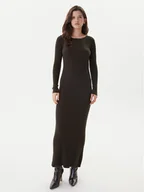 Sukienki - ONLY Sukienka dzianinowa Asta 15373788 Brązowy Regular Fit - miniaturka - grafika 1