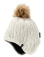 Czapki damskie - Jack Wolfskin Damska czapka Stormlock Braid, Biały piasek, S - miniaturka - grafika 1