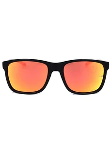 Under Armour Dziecięce okulary przeciwsłoneczne w kolorze czarno-pomarańczowo-żółtym - Okulary przeciwsłoneczne - miniaturka - grafika 1