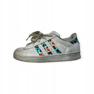Buty dla dziewczynek - Sportowe buty dziecięce Adidas Superstar 31 - miniaturka - grafika 1