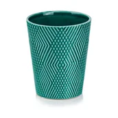 Donice - Osłonka ceramiczna turkusowa 15 cm - miniaturka - grafika 1