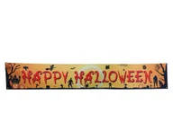 Dekoracje sali - Baner napis "Happy Halloween" 50 x 250 cm - miniaturka - grafika 1