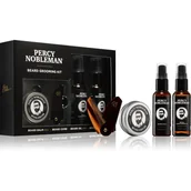 Zestawy kosmetyków damskich - Percy Nobleman Percy Nobleman Grooming Kit ZESTAW Beard Wash, Beard Conditioning Oil, Moustache Wax, Grzebień - miniaturka - grafika 1