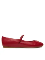 Baleriny - Guess Baleriny FLTKLD LEA02 Czerwony - miniaturka - grafika 1